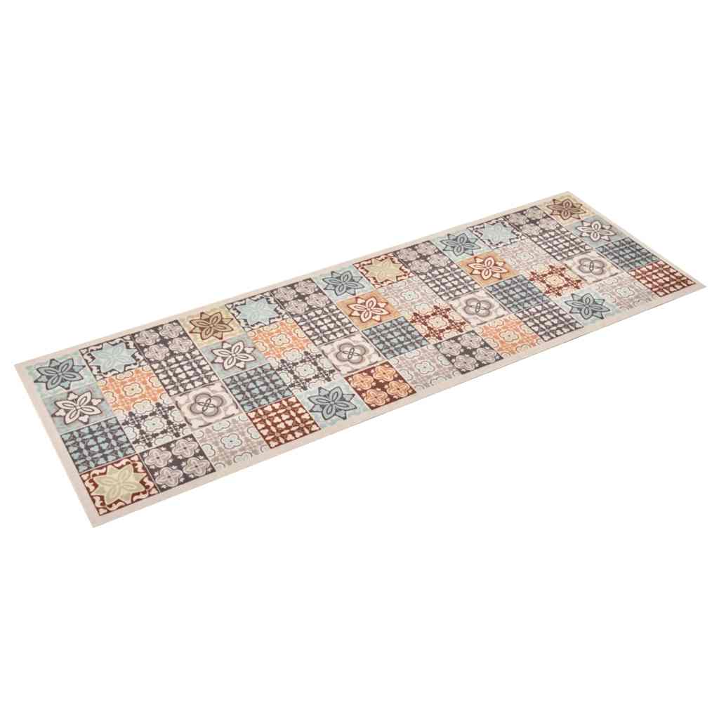 Vidaxl tappetino da cucina color mosaico lavabile 60x180 cm