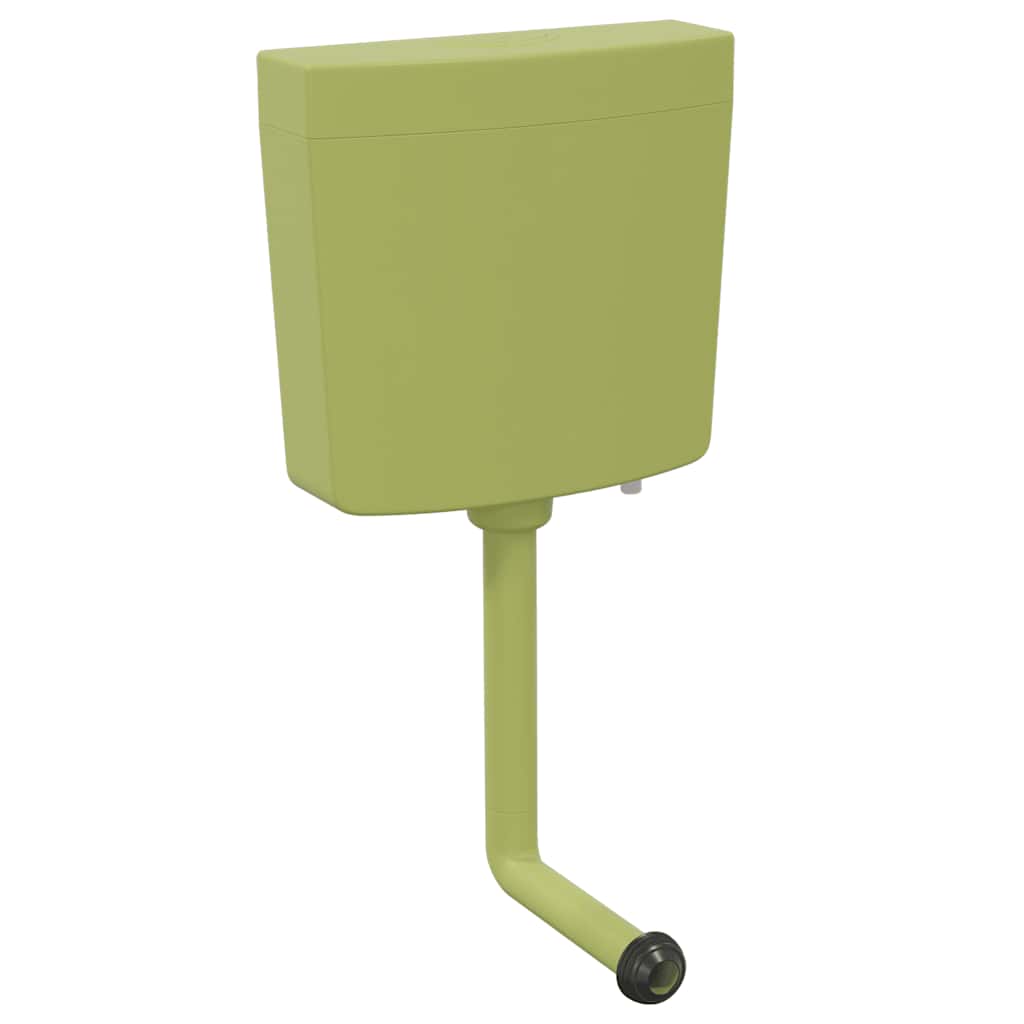 Vidaxl toiletstortbak met watertoevoer onderin 3 6 l olijfgroen