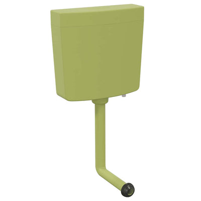 Piso de inodoro Vidaxl con suministro de agua en la parte inferior 3 6 L Olive Green