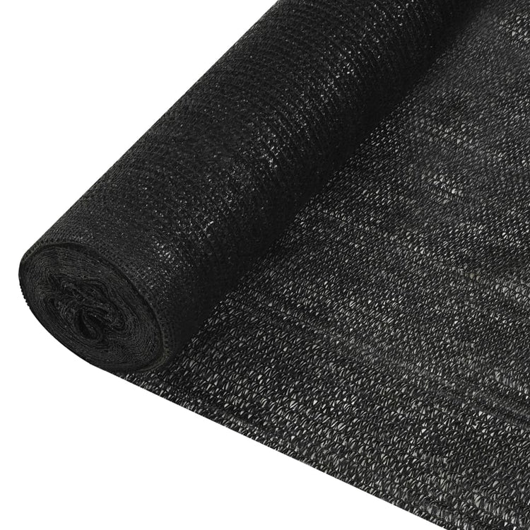 Vidaxl privacynet 195 g m² 1x25 m hdpe zwart