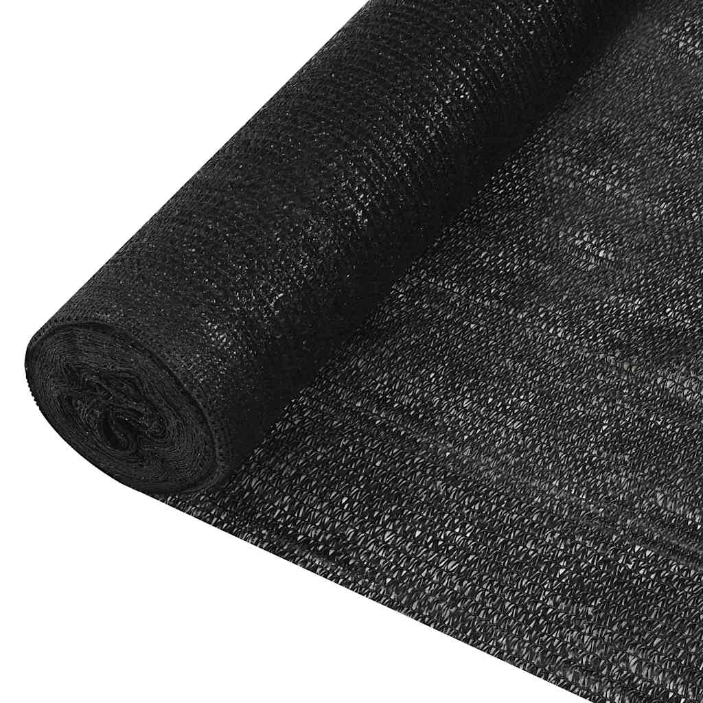 Vidaxl privacynet 195 g m² 1.2x10 m HDPE NEGRO