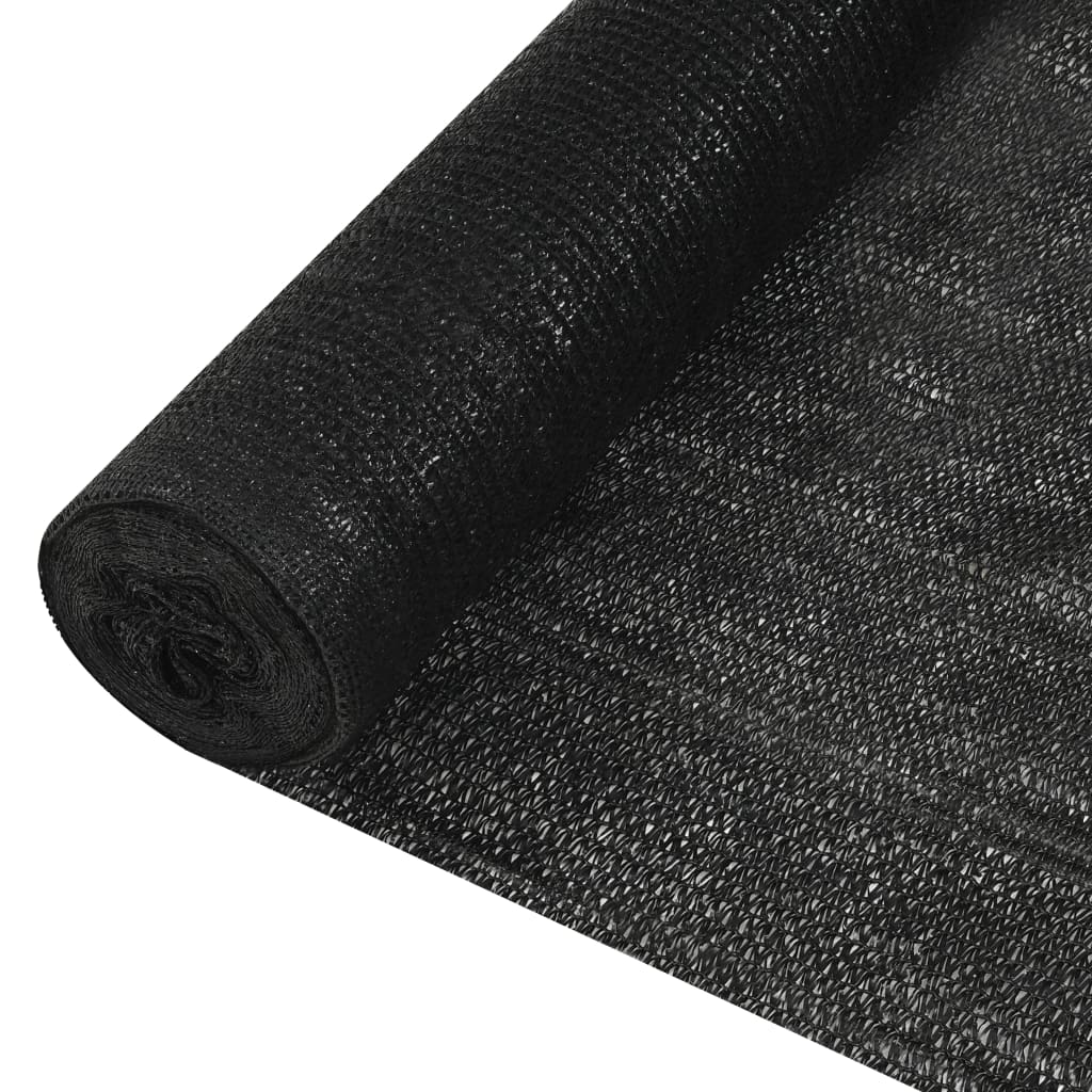 Vidaxl privacynet 195 g m² 1,2x50 m hdpe zwart