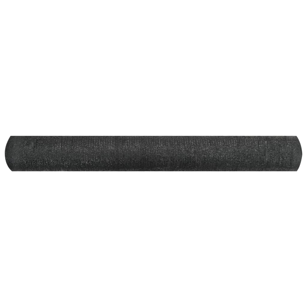 Vidaxl privacynet 195 g m² 1,5x25 m hdpe zwart