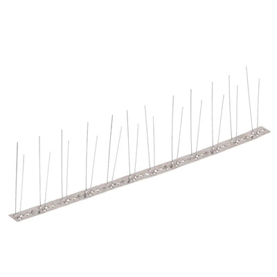 Vidaxl Pins Vogelen Pigeon con 2 hileras 20 st 10 m de acero inoxidable