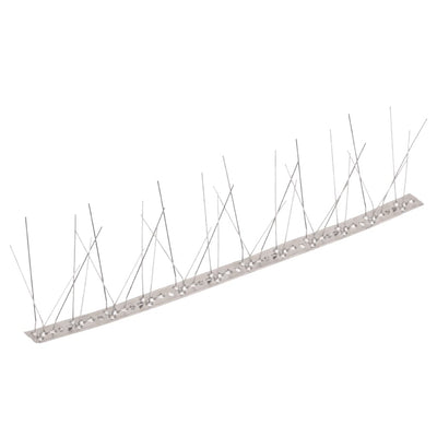 Vidaxl Pins Vogelen Pigeon con 5 filas de acero inoxidable de 20 m 10 m