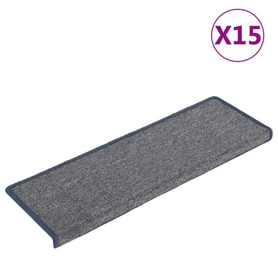 Vidaxl Stair tappetini 15 St 65x21x4 cm viola e blu