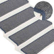 Vidaxl Stair tappetini 15 St 65x21x4 cm viola e blu