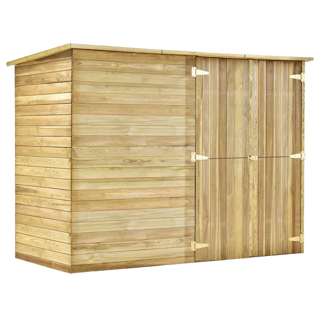 Vidaxl Bicycle capannone 232x110x170 cm Pine impregnato