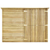 Vidaxl Bicycle capannone 232x110x170 cm Pine impregnato