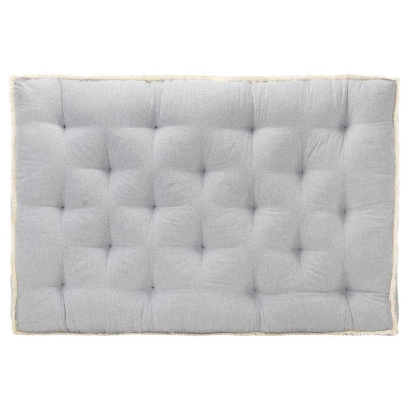 Vidaxl sofá cojín Pallet 120x80x10 cm gris