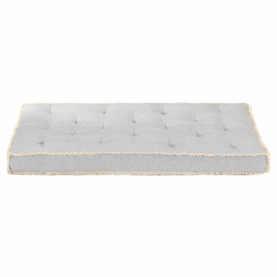Vidaxl divano cuscino pallet 120x80x10 cm grigio