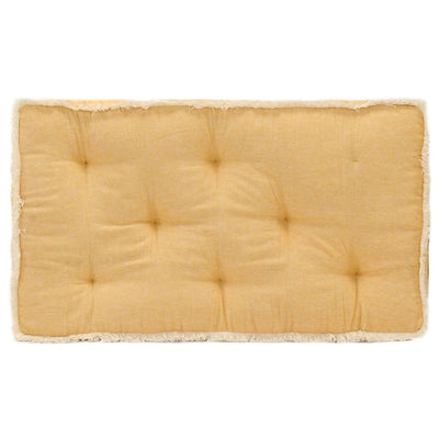 VidaXL cojín para sofá palet 73x40x7 cm amarillo