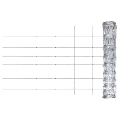 Vidaxl Hek 50x1 M Galvanized Steel Silver Colored