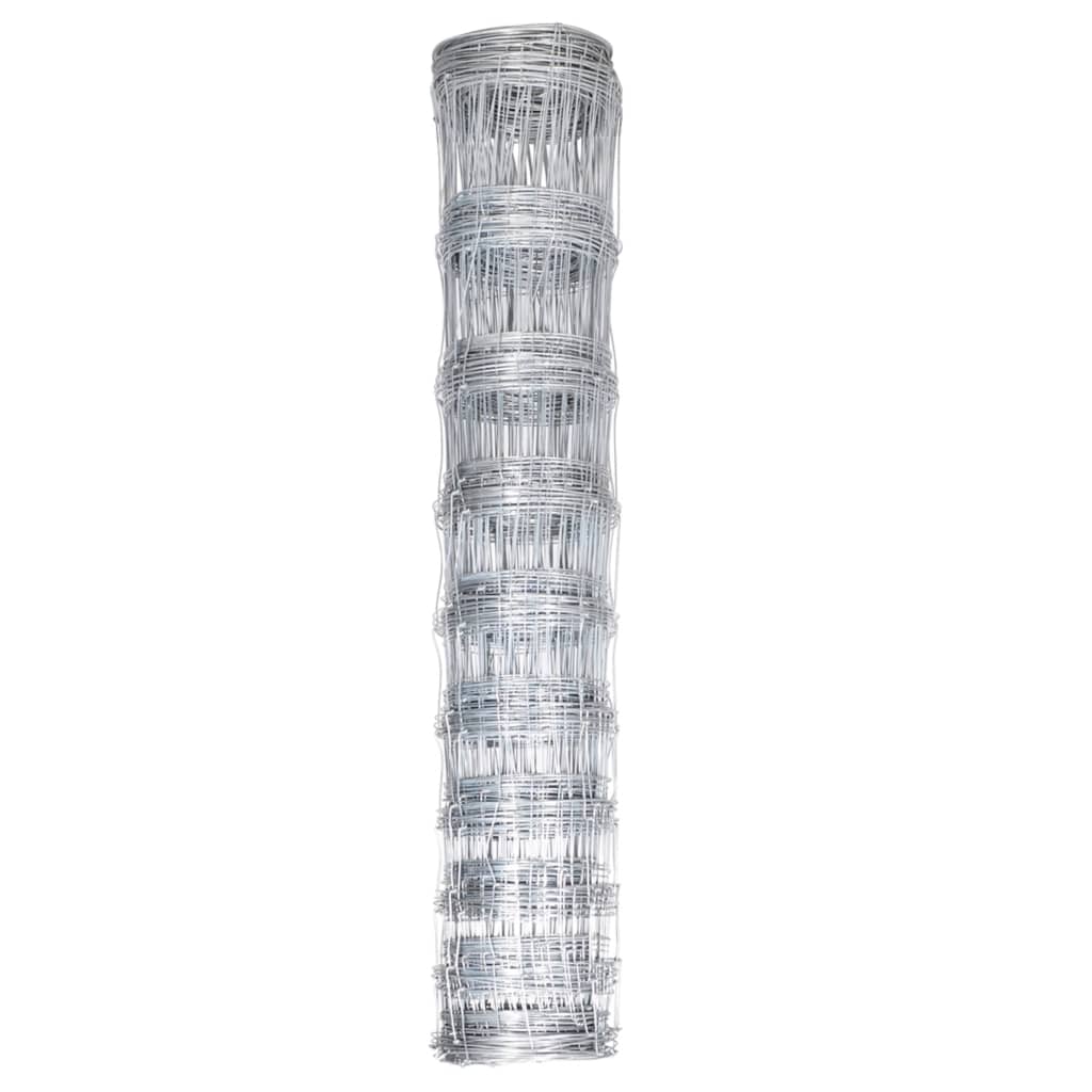 Vidaxl Hek 50x1 M Galvanized Steel Silver Colored