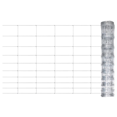 Vidaxl HEK 50x1.2 M M G GALVANIZADO Color de color plateado