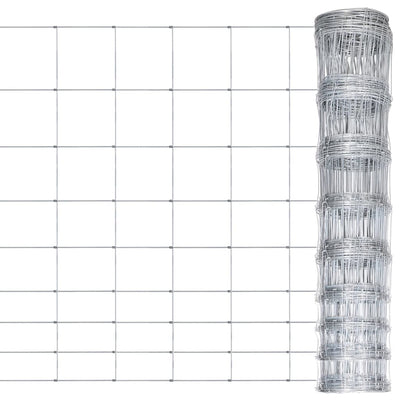 Vidaxl HEK 50x1.2 M M G GALVANIZADO Color de color plateado