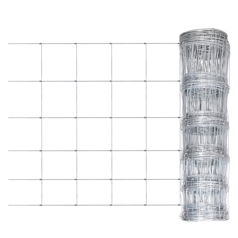 Vidaxl HEK 50x1.5 M M G Galvanized Silver Colored