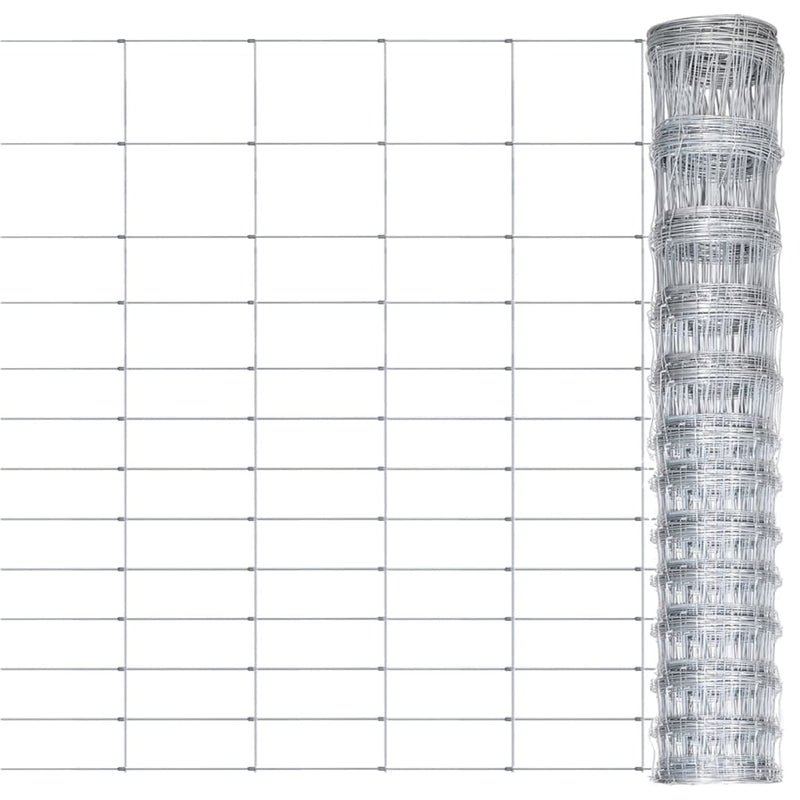 Vidaxl HEK 50x1.5 M M G Galvanized Silver Colored