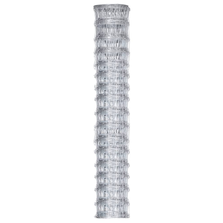 Vidaxl Hek 50x0.8 M Galvanized Steel Silver Colored