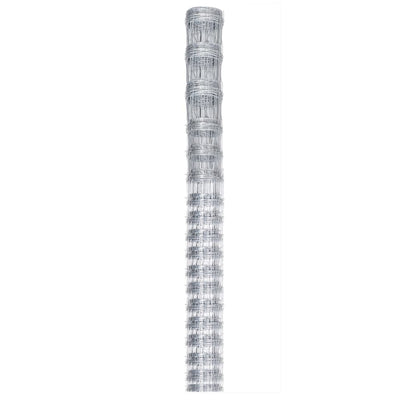 Vidaxl HEK 50x1.25 M Galvanizado de acero de plata de color