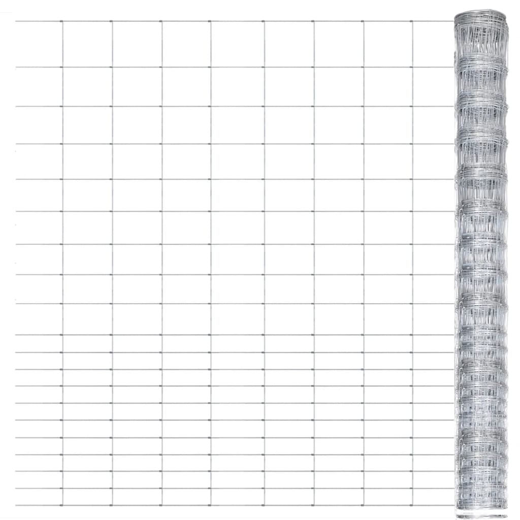 Vidaxl HEK 50x1.6 M Galvanized Steel Silver Colored