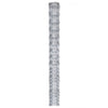 Vidaxl HEK 50x1.6 M Galvanized Steel Silver Colored