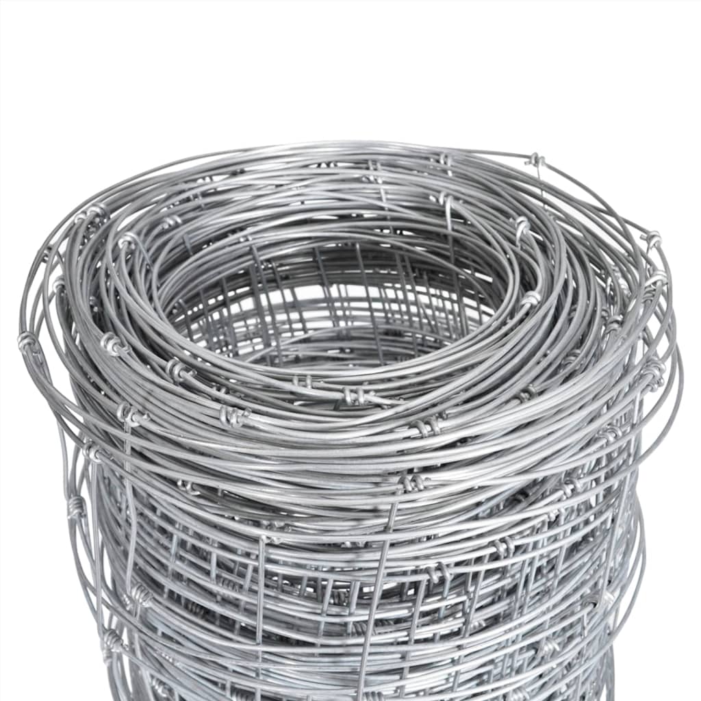 Vidaxl HEK 50x1.6 M Galvanized Steel Silver Colored