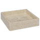 Vidaxl gootsteen 40x40x10 cm marmer crèmekleurig