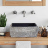 Vidaxl Sink 30x30x13 cm di marmo nero