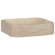 Vidaxl Lavel 40x40x10 cm Crema di marmo colorato