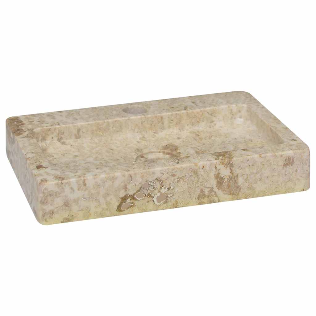 Vidaxl Washbasin Wall -REMERA DE MARBLE 38X24X6.5 CM -CONLADO