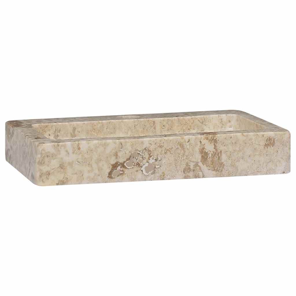Vidaxl Washbasin Wall -REMERA DE MARBLE 38X24X6.5 CM -CONLADO