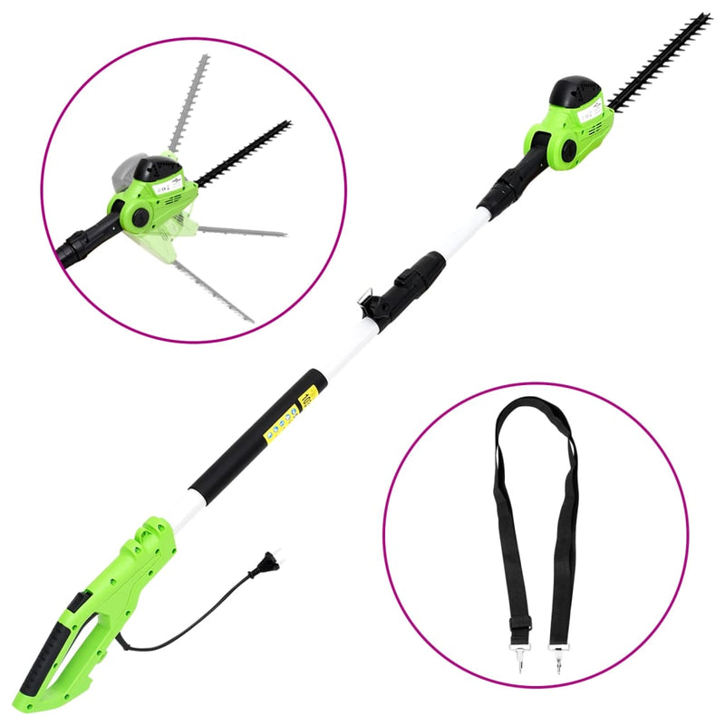 Vidaxl Hedge Scissors Electric Telescopic 41 cm 550 W
