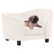 Vidaxl Dog Bank 69x49x40 cm de crema de lujo