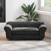 Vidaxl Dog Bank 72x45x30 cm peluche negro