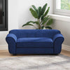 Vidaxl Dog Bank 72x45x30 cm peluche azul