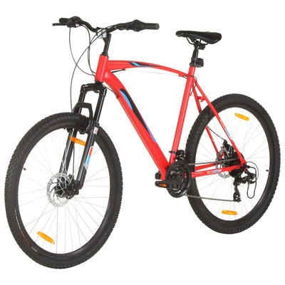 Vidaxl MountainBike 21 ingranaggi da 29 pollici ruote 53 cm rosso