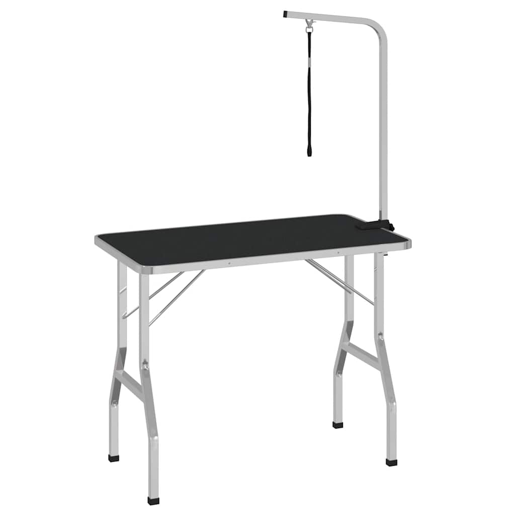 Vidaxl Tabla de ajuste de perro ajustable con 1 bucle