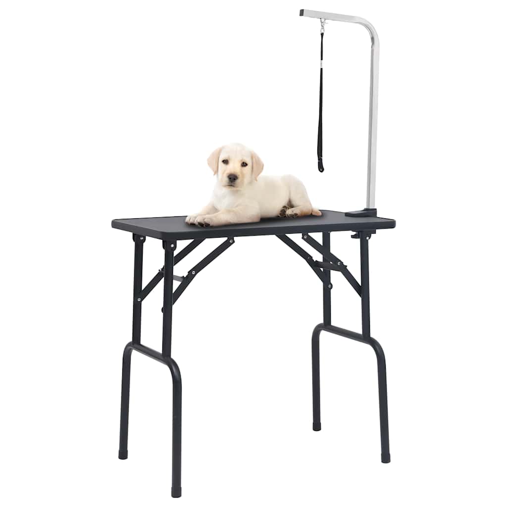 Vidaxl Tabla de ajuste de perro ajustable con 1 bucle