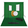 Vidaxl Photo Studio Set con lampade softbox, sfondo e riflettore