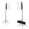 Vidaxl Photo Studio Set con lampade e riflettore softbox
