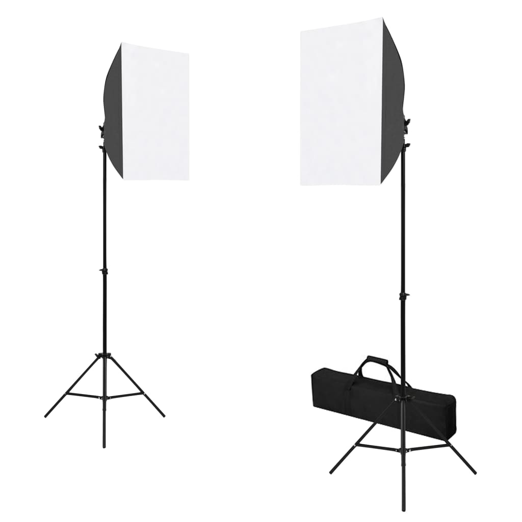 Vidaxl Photo Studio Set con lampade e riflettore softbox