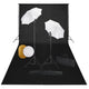 Vidaxl Photo Studio Set con lampade, ombrelli, sfondo e riflettore