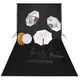 Vidaxl Photo Studio Set con lampade, ombrelli, sfondo e riflettore