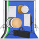 Vidaxl Photo Studio Set con lampade softbox, sfondo e riflettore