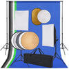 Vidaxl Photo Studio Set con lampade softbox, sfondo e riflettore