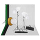 Vidaxl Photo Studio Set con lampade, sfondo e riflettore