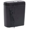 Vidaxl Paper Shredder 6 pagine Stripcut Nero