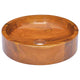 Vidaxl Washbasin Ø40x10 cm de teca sólida