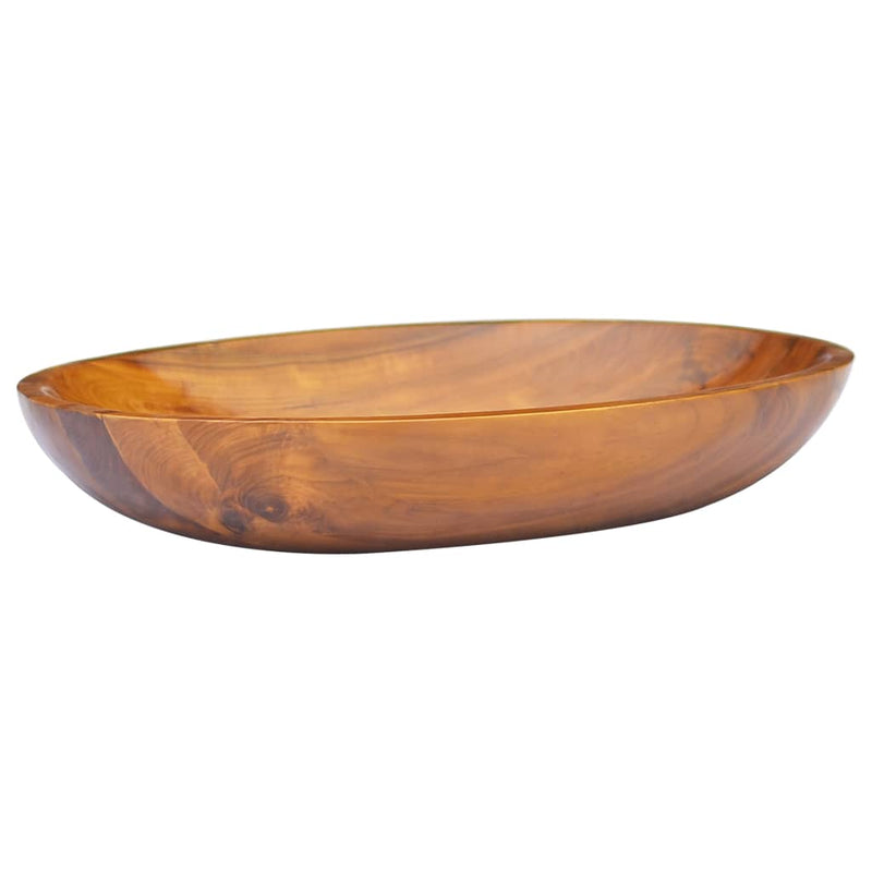 Vidaxl Washbasin 60x40x10 cm de teca sólida